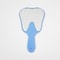 Unbreakable Dental Mouth Mirror With Handle Cute Tooth Shaped Handheld Dentistry Gift 10