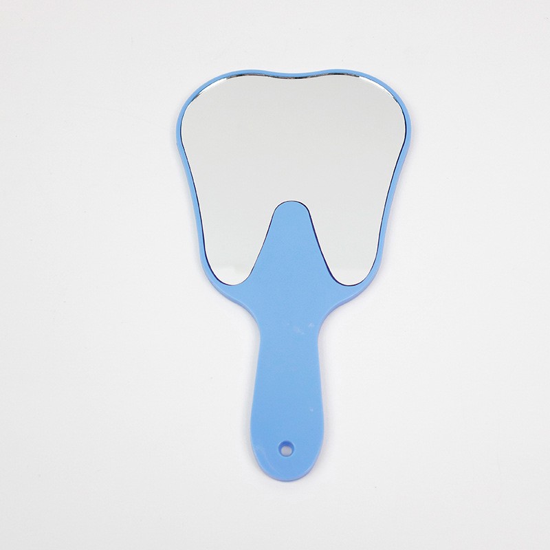Unbreakable Dental Mouth Mirror With Handle Cute Tooth Shaped Handheld Dentistry Gift 10