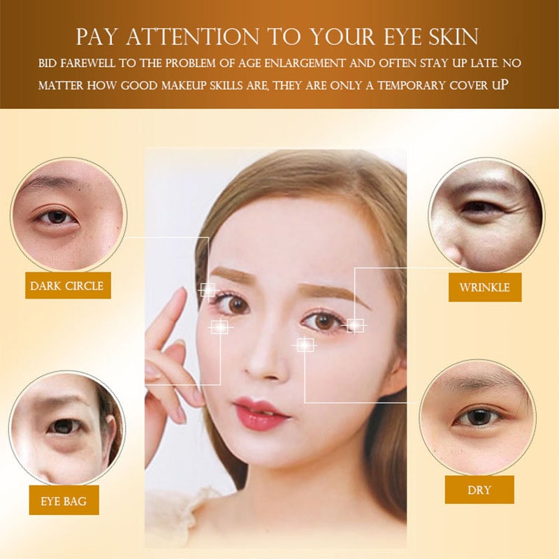 Gold Collagen Eye Mask Anti Aging Moisturizing And Dark Circle Remover 1