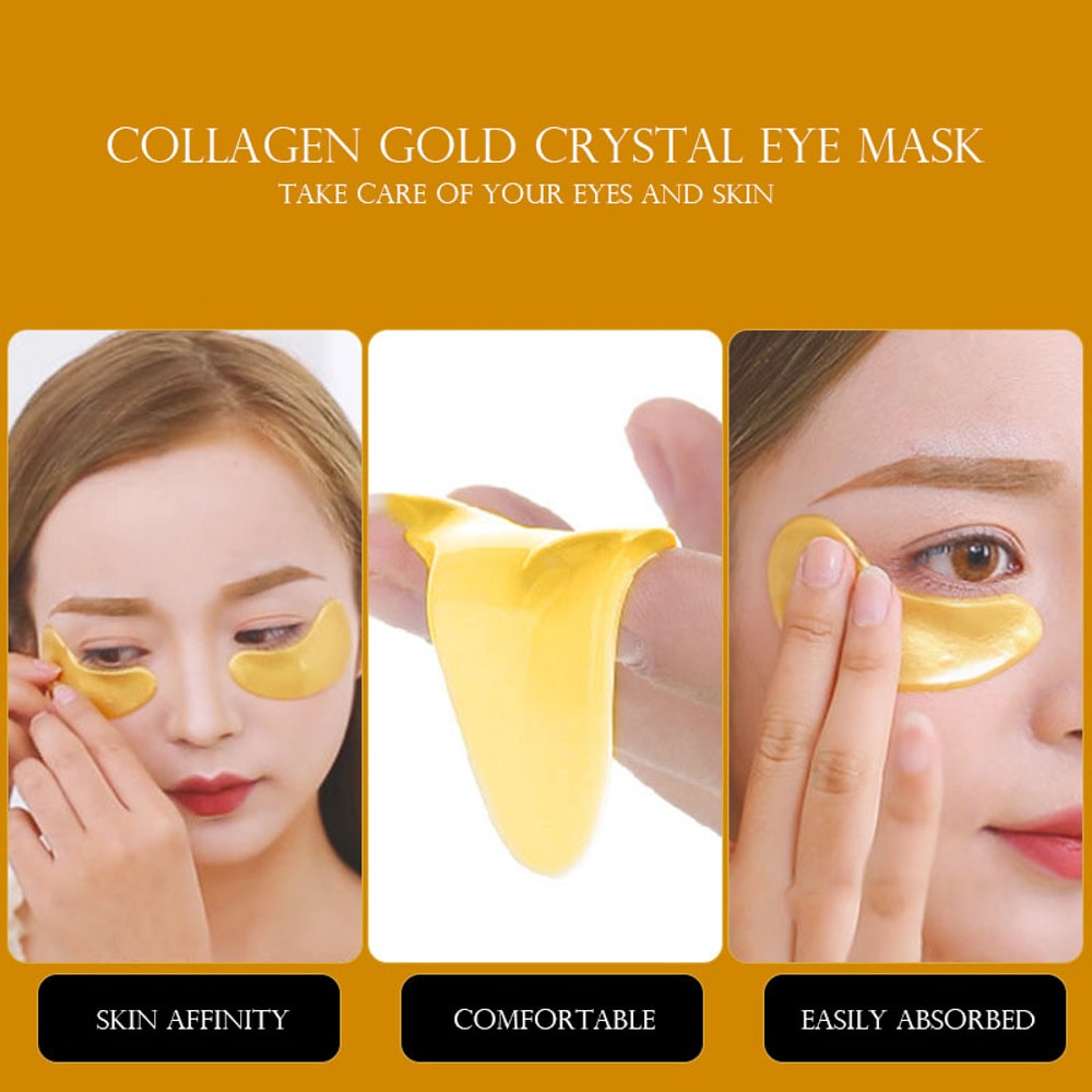 Gold Collagen Eye Mask Anti Aging Moisturizing And Dark Circle Remover 2