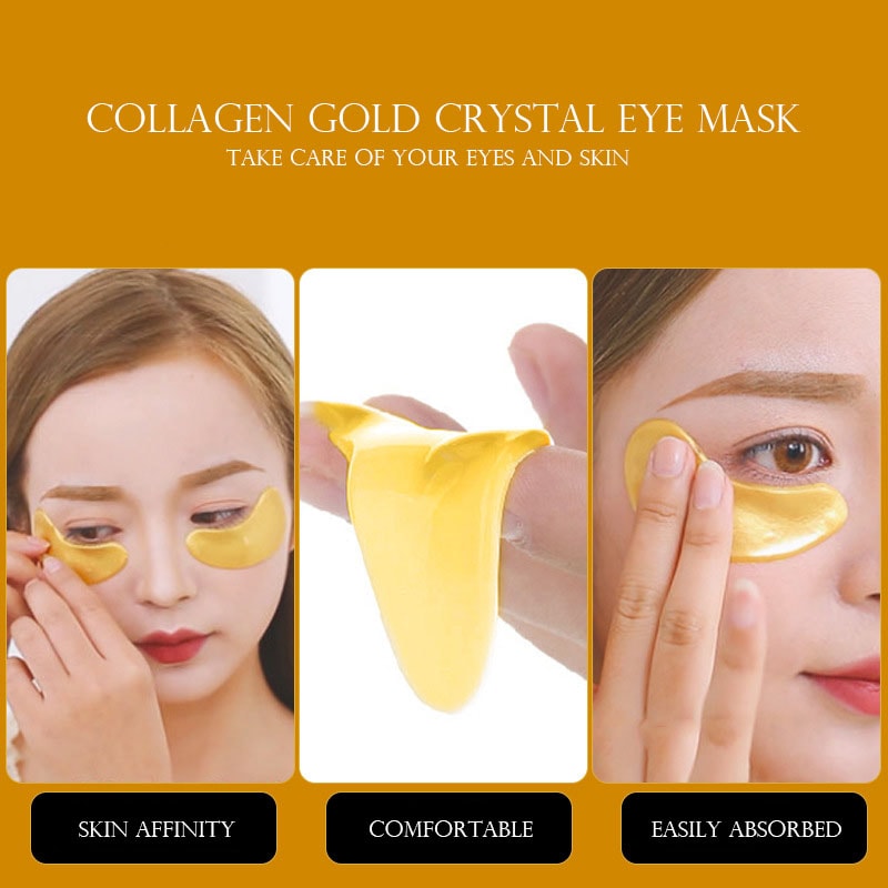 Gold Collagen Eye Mask Anti Aging Moisturizing And Dark Circle Remover 2