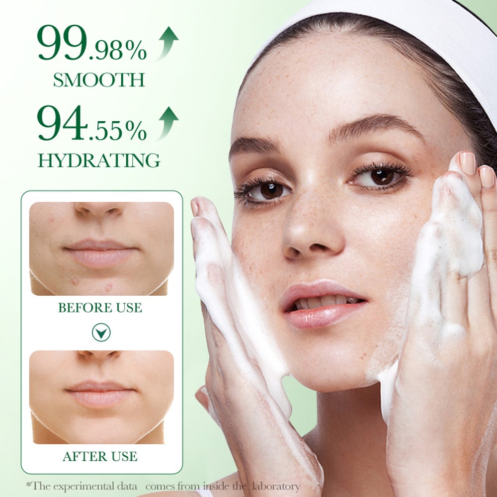 Centella Asiatica Facial Cleanser Moisturizing Oil Control Face Wash Foam For Clear Hydrated Skin 1