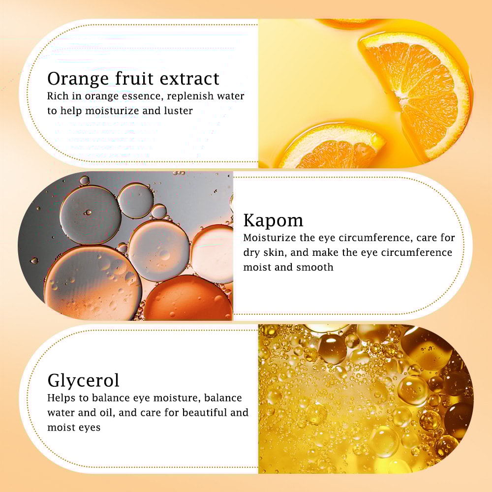 Vitamin C Eye Cream For Dark Circles Brightening Hydrating Eye Contour Skin Care 2