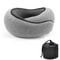 Memory Foam Travel Neck Pillow Adjustable U Shaped Snail Style For Comfortable Sleep On The Go 7