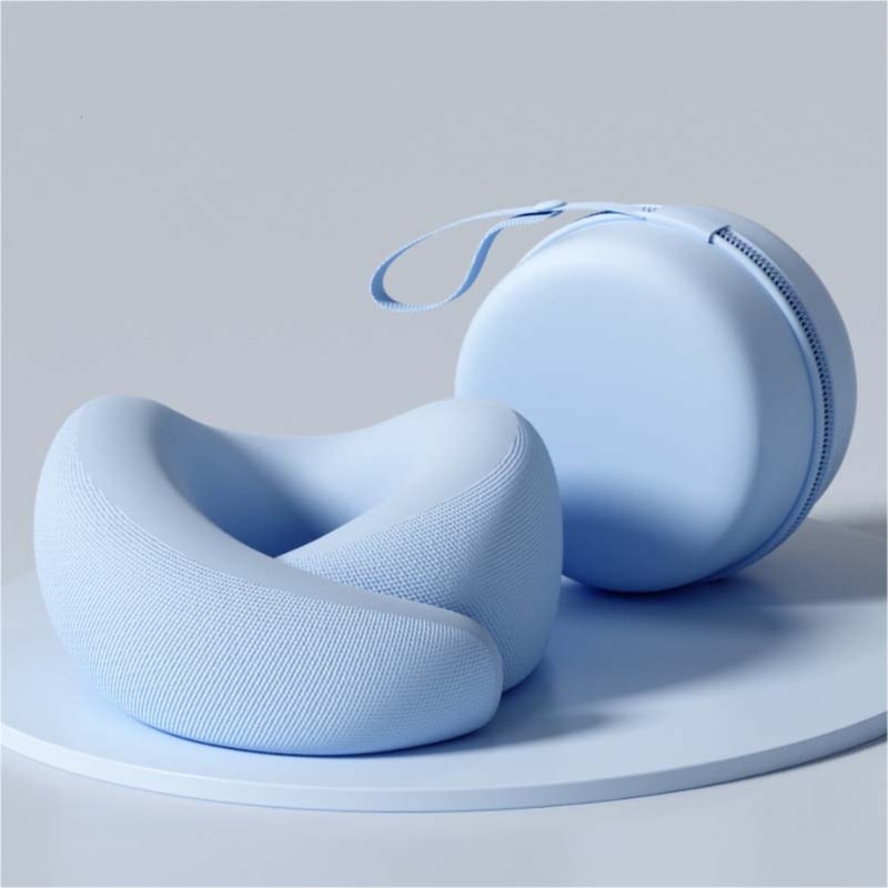 Adjustable Memory Foam Travel Neck Pillow With U Shaped Neck Support For Comfortable Sleeping 6