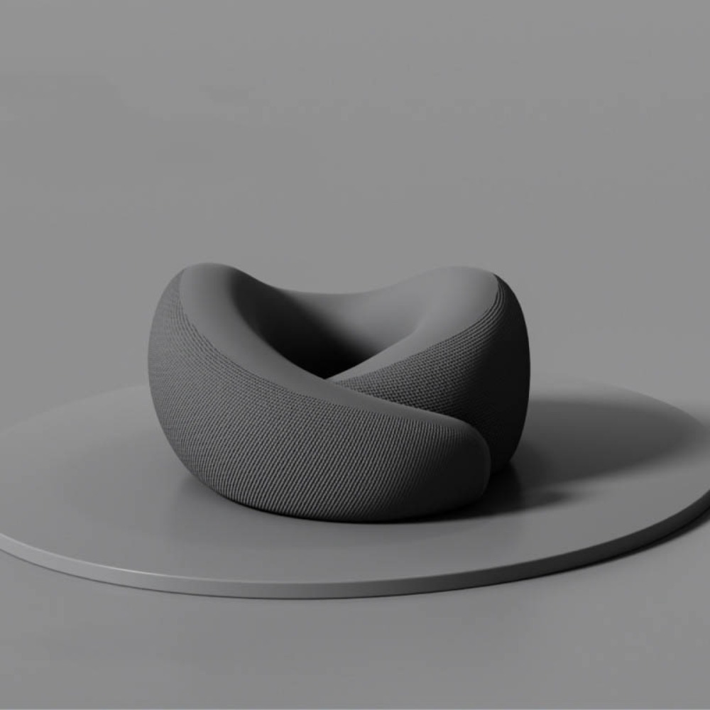 Adjustable Memory Foam Travel Neck Pillow With U Shaped Neck Support For Comfortable Sleeping 7