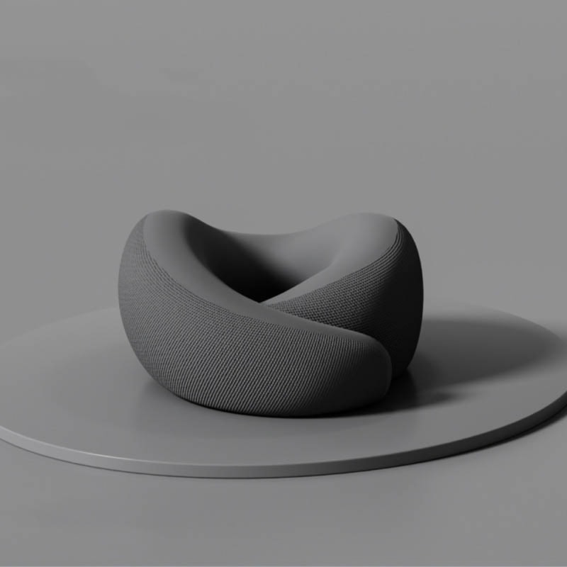 Adjustable Memory Foam Travel Neck Pillow With U Shaped Neck Support For Comfortable Sleeping 7