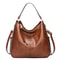 Elegant Vintage Women Designer Handbag Faux Leather Hobo Shoulder Bag Large Tote Bag For Women Cros 4