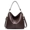 Elegant Vintage Women Designer Handbag Faux Leather Hobo Shoulder Bag Large Tote Bag For Women Cros 6
