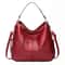 Elegant Vintage Women Designer Handbag Faux Leather Hobo Shoulder Bag Large Tote Bag For Women Cros 10