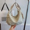 Dumpling Bag Minimalist Shoulder Bag Soft Pleated Fashion Purse For Everyday Style 5