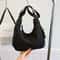 Dumpling Bag Minimalist Shoulder Bag Soft Pleated Fashion Purse For Everyday Style 4