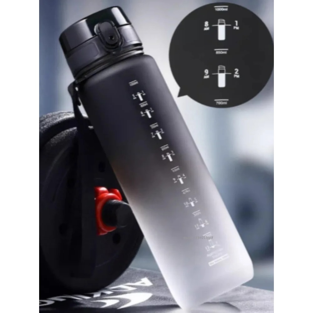 Large Capacity Sports Water Bottle Leak Proof Travel Gym Bottle 0