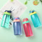 Portable Kids Water Bottle With Straw Gym Travel Sports Cup 2