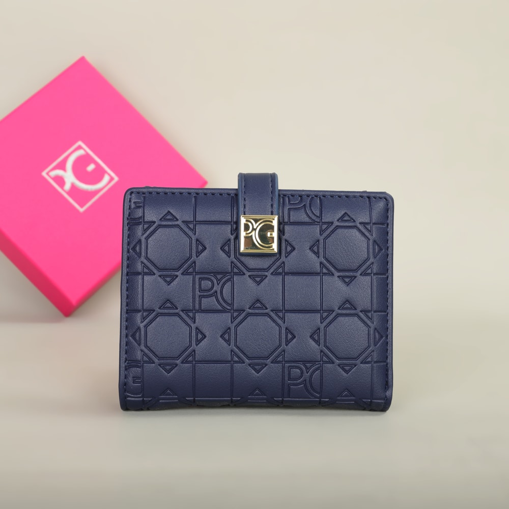 Fashion Retro Womens Wallet Portable Card Holder Letter Printed Organizer 0