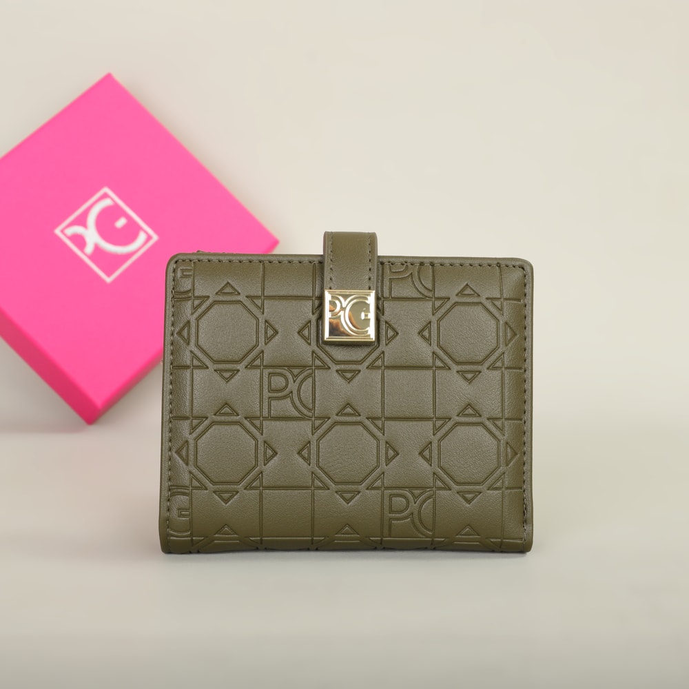 Fashion Retro Womens Wallet Portable Card Holder Letter Printed Organizer 3