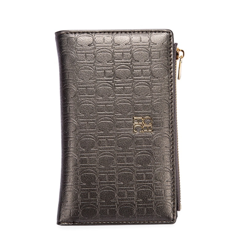 Slim Womens Wallet With Zipper Coin Pocket And RFID Blocking 5