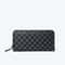Premium Mens Long Zipper Wallet With Geometric Design Large Capacity 4