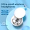 Invisible Wireless Earbuds Small Sleeping Sport Earphones with Deep Bass