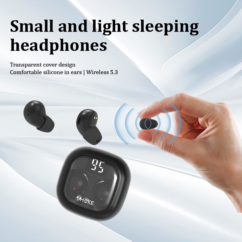 Wireless Bluetooth Earbuds Invisible Mini Headphones With HD Bass 2