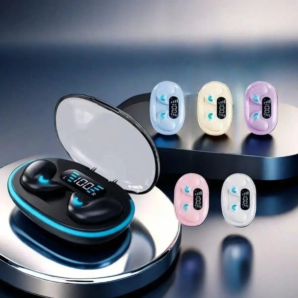 Mini Invisible Sleep Wireless Earbuds with Noise Cancelling & Touch Control