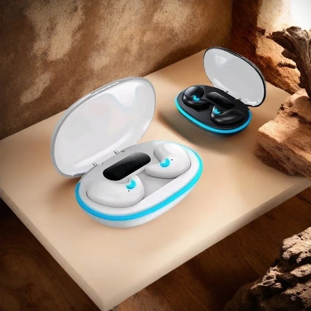Mini Invisible Sleep Wireless Earbuds with Noise Cancelling & Touch Control