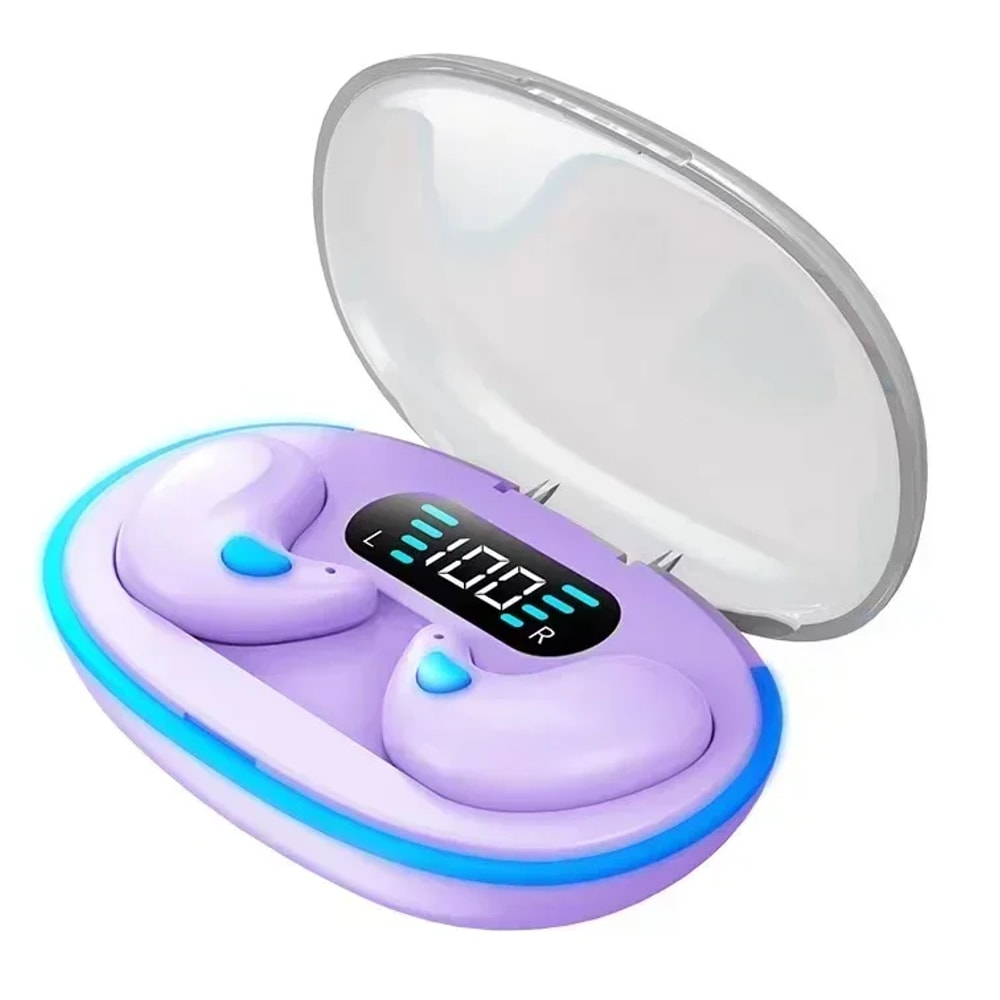 Mini Invisible Sleep Wireless Earbuds with Noise Cancelling & Touch Control