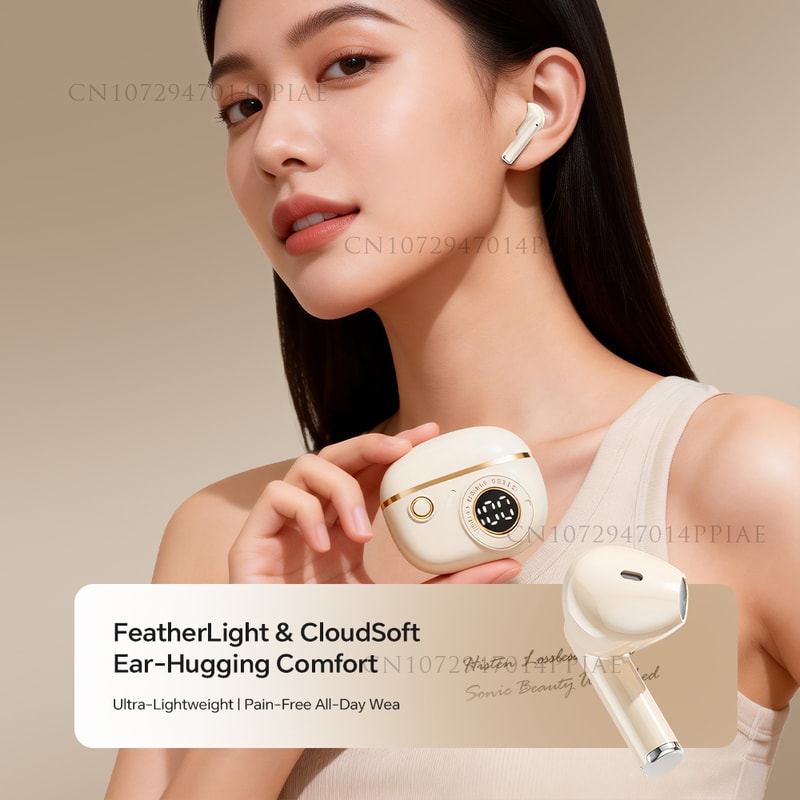 Premium TWS In Ear Wireless Headphones With Noise Isolation Gaming Bluetooth 5