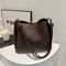 Large Capacity Leather Tote Bag For Women Fashionable Shoulder Bag 0