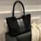 Premium Suede Tote Handbag For Women Stylish Colorblock Shoulder Bag 6