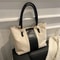 Premium Suede Tote Handbag For Women Stylish Colorblock Shoulder Bag 8