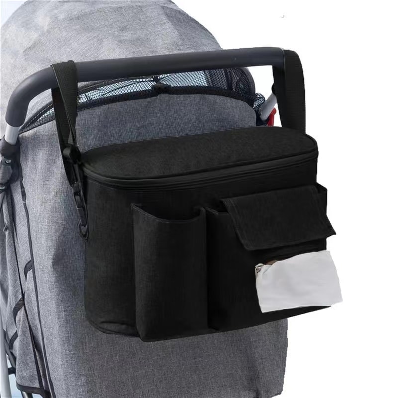 Multifunctional Stroller Hanging Bag Large Capacity Fashionable Shoulder Mommy Bag For Baby Essenti 6