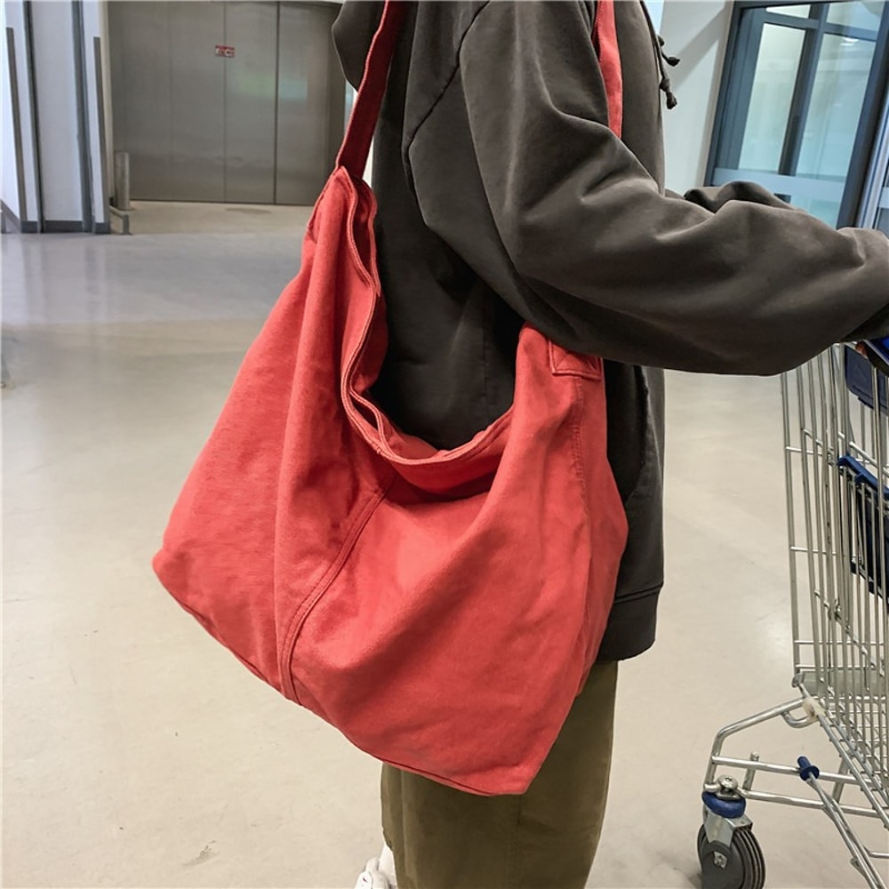 Stylish Canvas Tote Bag For Daily Use Trendy Outer Bag With Versatile Functionality 2