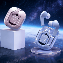 transparent tws wireless bluetooth earphones hifi sound high quality bluetooth headset