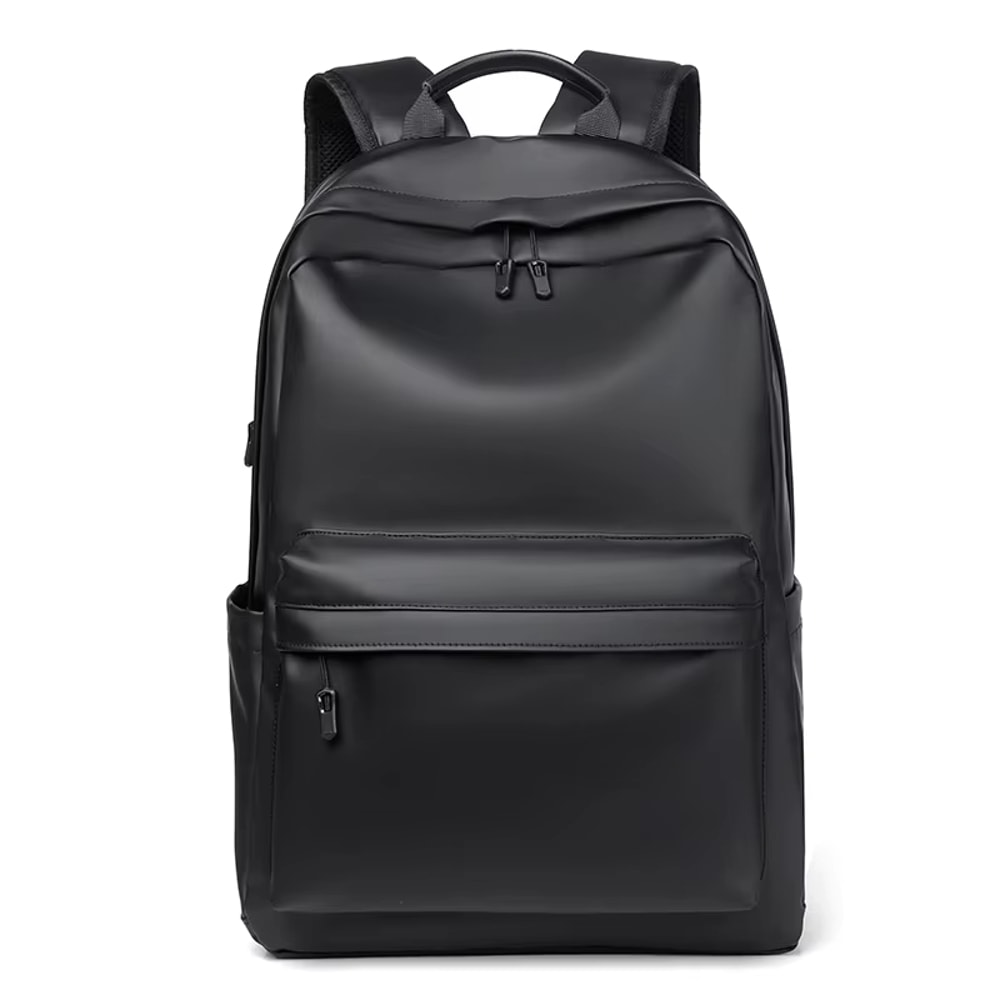 Fashionable PU Leather Backpack for Men High Quality Laptop School Bag, Stylish Mochila Masculina for Teenagers