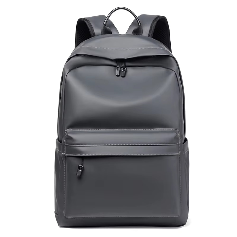 Fashionable PU Leather Backpack for Men High Quality Laptop School Bag, Stylish Mochila Masculina for Teenagers