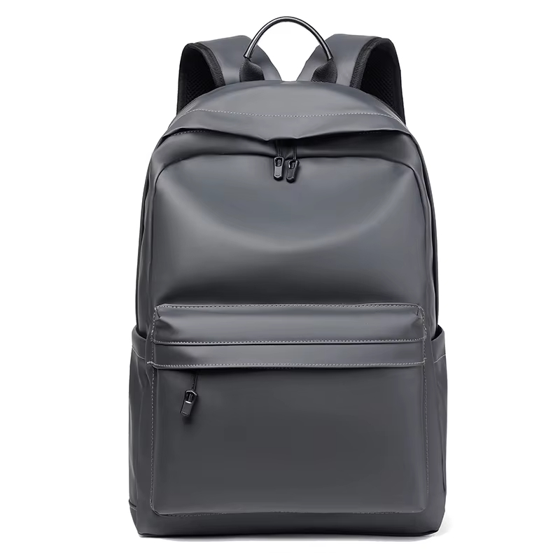 Fashionable PU Leather Backpack for Men High Quality Laptop School Bag, Stylish Mochila Masculina for Teenagers