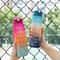 Portable Sports Water Bottle with Scale Heat resistant Kitchen Drinkware