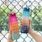 Portable Sports Water Bottle with Scale Heat resistant Kitchen Drinkware