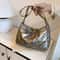Fashionable Quilted Hobo Bag for Women Large Capacity Winter Tote Padded Shoulder Bag for Casual Commuting