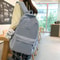 Trendy Waterproof College Backpack For Women High Capacity Laptop Travel Bag 2