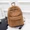 Fashionable Corduroy Backpack for Women Versatile School Travel and Everyday Bag