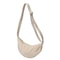 Large Capacity Solid Color Chest Bag For Women Stylish Half Moon Crossbody Travel Shoulder Bag 6