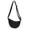Large Capacity Solid Color Chest Bag For Women Stylish Half Moon Crossbody Travel Shoulder Bag 8
