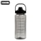 Portable Travel Water Bottle with Time Marker Leak Proof Non-Slip Design Fitness Cup with Cute Stickers