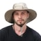 Summer Mens Bucket Hat With UV Protection Wide Brim Panama Safari Hiking Hat Mesh Fisherman Cap 0