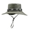 Summer Mens Bucket Hat With UV Protection Wide Brim Panama Safari Hiking Hat Mesh Fisherman Cap 4