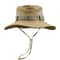 Summer Mens Bucket Hat With UV Protection Wide Brim Panama Safari Hiking Hat Mesh Fisherman Cap 5