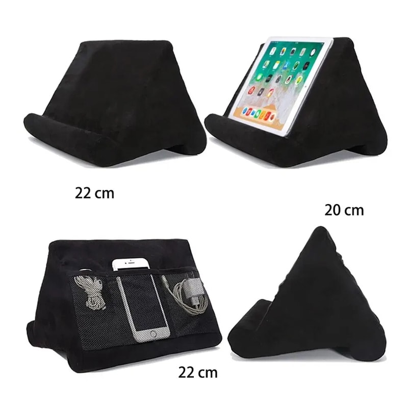Multifunction Sponge Pillow Stand Bed Mount Reading Holder & Book Support