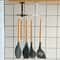 Rotating Storage Spoon Hook Wall Mounted No Drilling Required Seamless Kitchen Organizer